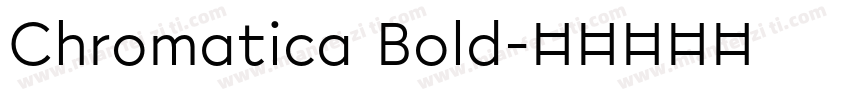 Chromatica Bold字体转换